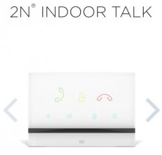 2N, Indoor Talk, audio binnenpost met touch-bediening wit